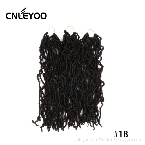 Wholesale 18Inch Nu Lock Crochet Hair Pre-Looped Crochet Braids 21 Roots per Bag